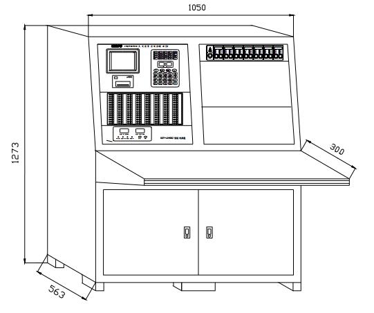 海灣JB-QT-GST5000火災(zāi)報警控制器尺寸大小