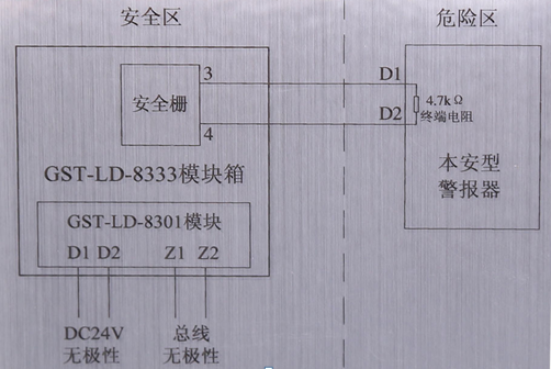 GST-LD-8333模塊箱接線圖