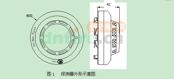 JTY-GF-GST104（船用）探測(cè)器外形示意圖