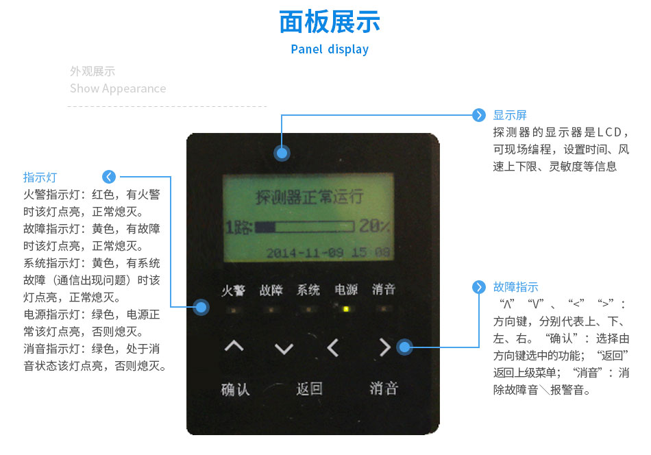 JTY-GXF-GST2D吸氣式感煙火災(zāi)探測(cè)器特點(diǎn)