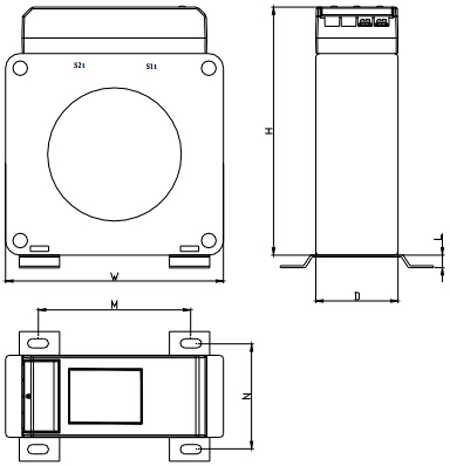 DH-GSTN5300/11探測(cè)器所接傳感器外形示意圖