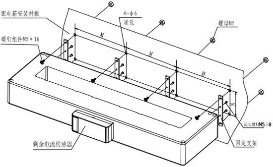 DH-GSTN5300/22F探測器傳感器安裝示意圖
